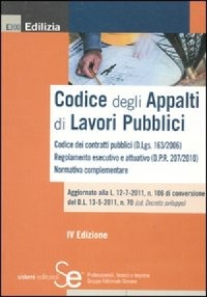 Codice Degli Appalti Di Lavori Pubblici fronte