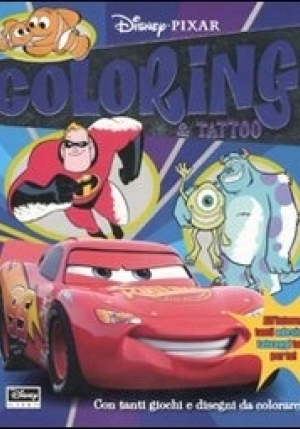 Pixar. Coloring & Tattoo fronte