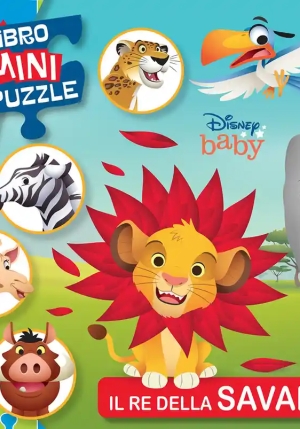 Re Della Savana. Disney Baby. Libro Mini Puzzle. Ediz. A Colori (il) fronte