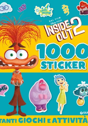 Inside Out 2. 1000 Sticker. Tanti Giochi E Attivit?. Ediz. A Colori fronte