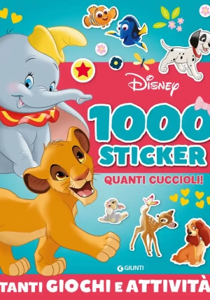 Quanti Cuccioli! 1000 Sticker Disney. Tanti Giochi E Attivit? fronte