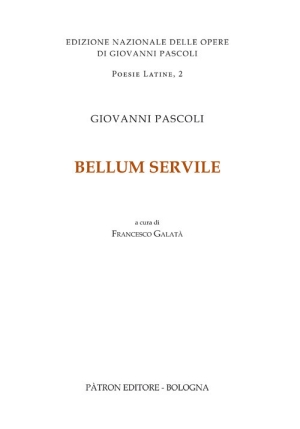 Bellum Servile A Cura Di Franc fronte