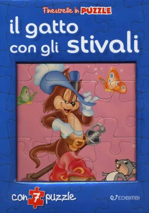 Gatto Con Gli Stivali. Finestrelle In Puzzle. Ediz. A Colori (il) fronte