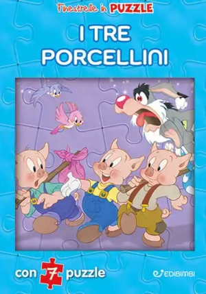 Tre Porcellini. Finestrelle In Puzzle. Ediz. A Colori (i) fronte