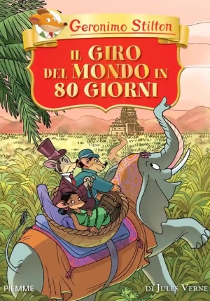 Giro Del Mondo In 80 Giorni Di Jules Verne. Ediz. A Colori (il) fronte