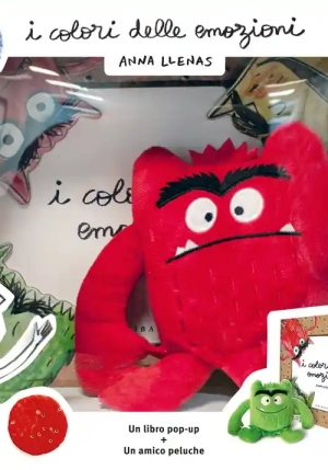 Colori Delle Emozioni Pop Up Mini Peluche Rosso. Ediz. Illustrata (i) fronte