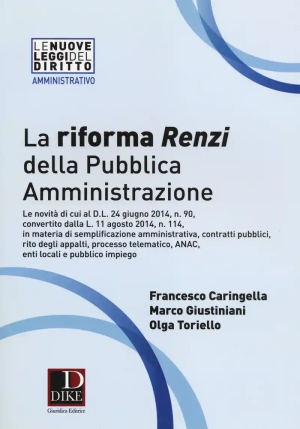 Riforma Renzi Pubblica Amminis fronte