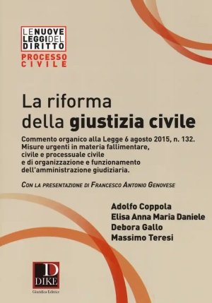 Riforma Della Giustizia Civile fronte