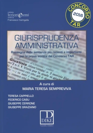 Giurisprudenza Amministrativa fronte