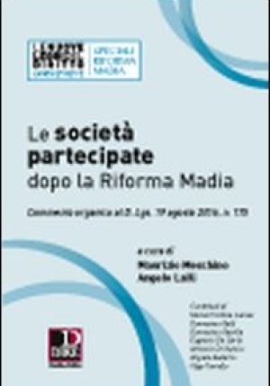 Societa' Partecipate Dopo La Riforma Madia fronte