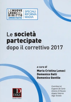 Le Societa' Partecipate Dopo Il Correttivo 2017 fronte