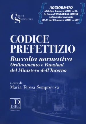 Codice Prefettizio fronte