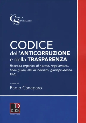 Codice Dell'anticorruzione E Della Trasparenza fronte