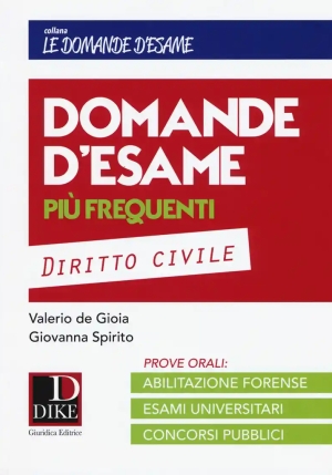 Domande D'esame - Diritto Civile fronte