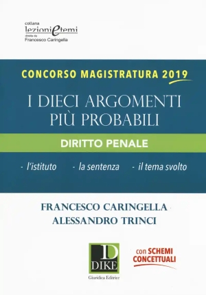 10 Argomenti Probabili - Diritto Penale fronte