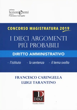 10 Argomenti Probabili - Diritto Amministrativo fronte