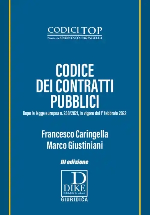 Codice Contratti Pubblici Top 202122 fronte