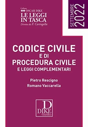 Codice Civile Proc.civile Pocket 2022 fronte