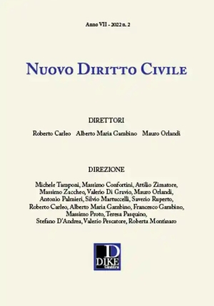 Nuovo Diritto Civile 2-2022 fronte