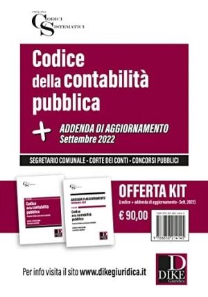 Kit Codice Contabilita' Pubblica  Agg. fronte