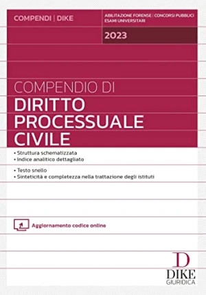 Compendio Dir.processuale Civile 2023 fronte