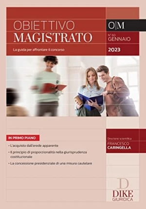 Rivista Obiettivo Magistrato 1-2023 fronte