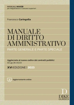 Manuale Dir. Amministrativo Maior 2023 fronte