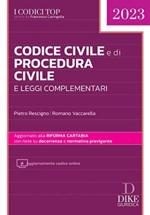 Codice Civile E Proced.civile Top 2023 fronte