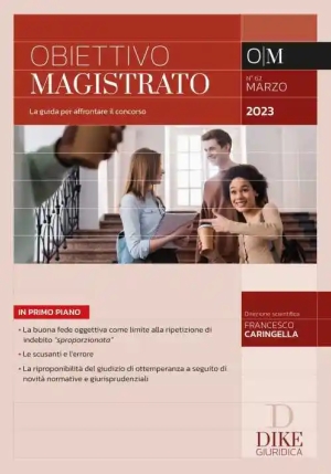 Rivista Obiettivo Magistrato 3-2023 fronte