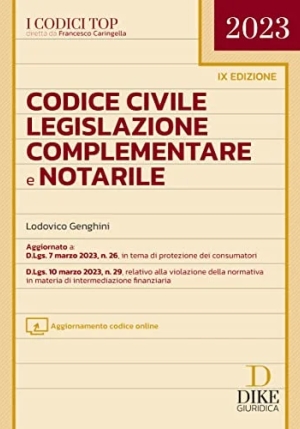 Codice Civile Legislaz.compl.notarile 9e fronte