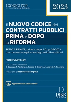 Nuovo Codice Contratti Pubbl.prima E Dop fronte