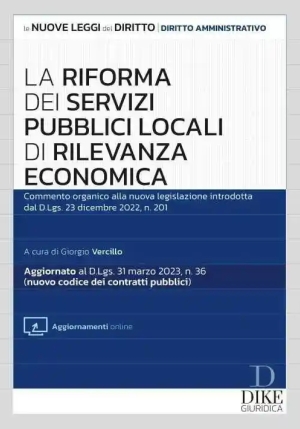 Riforma Servizi Pubblici Locali fronte