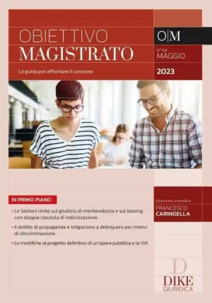 Rivista Obiettivo Magistrato 5-2023 fronte