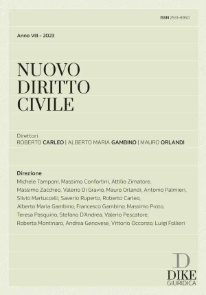 Nuovo Diritto Civile 1-2023 fronte