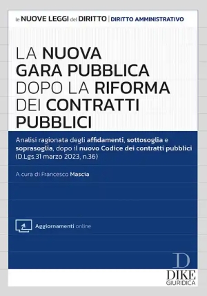 Nuova Gara Pubblica Dopo Riforma C.pubb. fronte