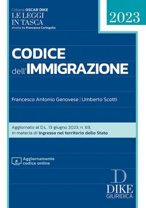 Codice Dell'immigrazione 2023 fronte