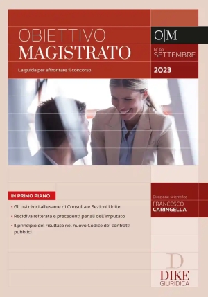 Rivista Obiettivo Magistrato 7-2023 fronte