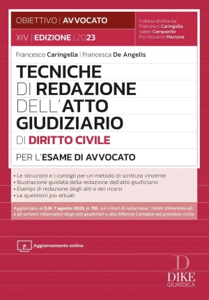 Tecniche Redazione Atto Giud.civile 2023 fronte