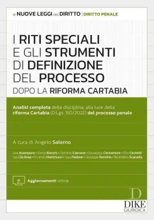 Riti Speciali E Strumenti Defin.processo fronte