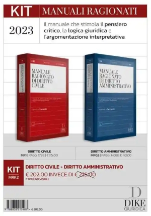 Kit Manuale Ragionato 2023 2vol.civ-amm fronte