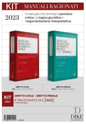 Kit 2v - Manuali Ragionati - Civile + Penale Pg fronte