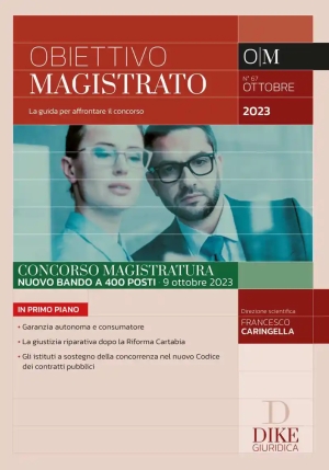 Rivista Obiettivo Magistrato 8-2023 fronte