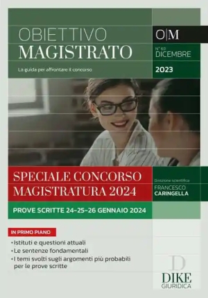 Rivista Obiettivo Magistrato 10-2023 fronte