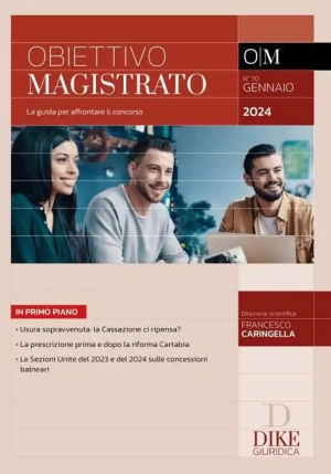 Rivista Obiettivo Magistrato 1-2024 fronte