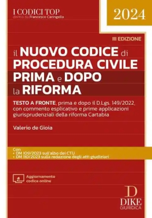 Nuovo Codice Proced.civile Prima E Dopo fronte