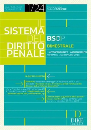 Sistema Del Diritto Penale 1223-0124 fronte