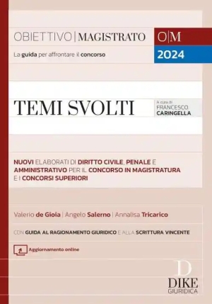 Temi Svolti Conc. Magistratura 2024 fronte