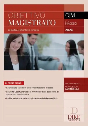 Rivista Obiettivo Magistrato 5-2024 fronte