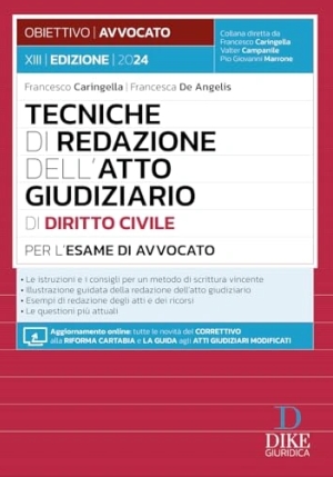 Tecniche Redazione Atto Giud.civile 2024 fronte