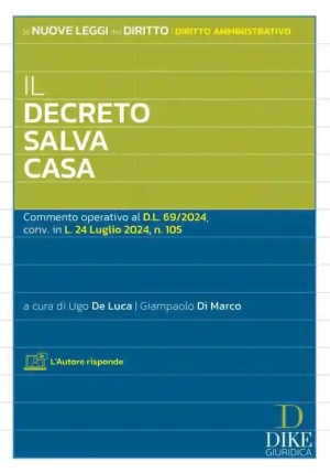 Decreto Salva Casa fronte